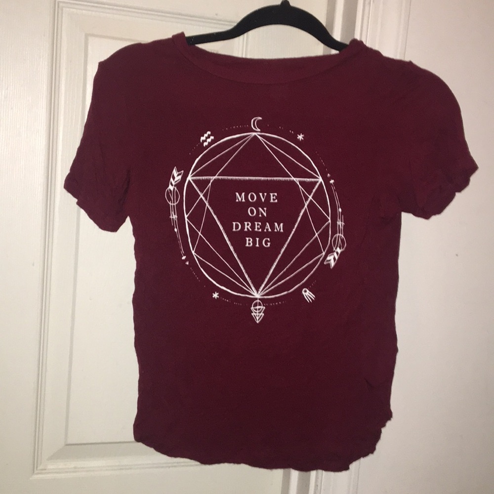 DIVIDED burgundy shirt (super soft)